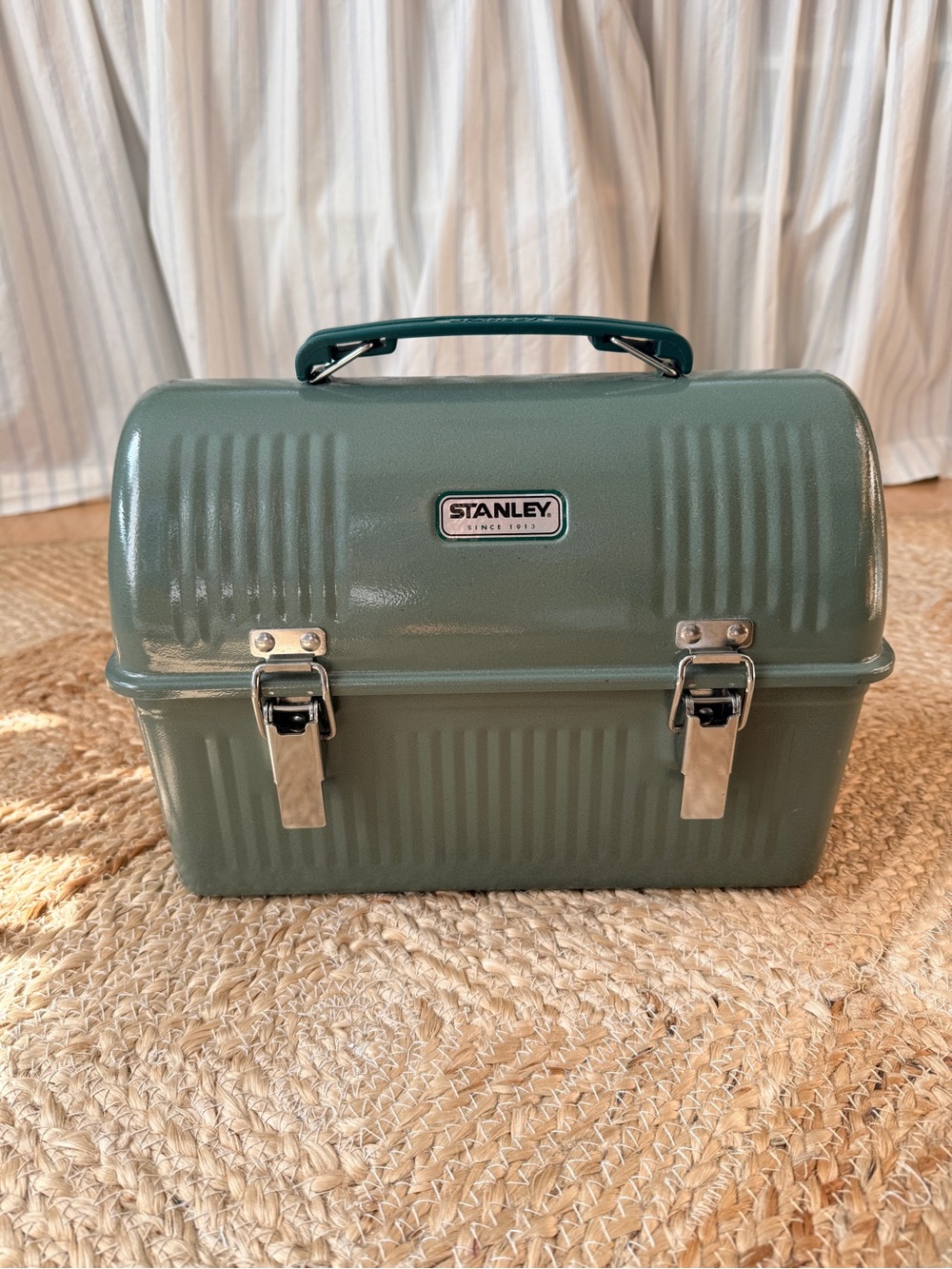 Stanley sage green metal lunch tote